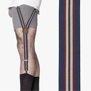 KK & JAY SUPPLY CO. ORIGINAL Stay Tucked Shirttail Garters"Freetown" Shirt